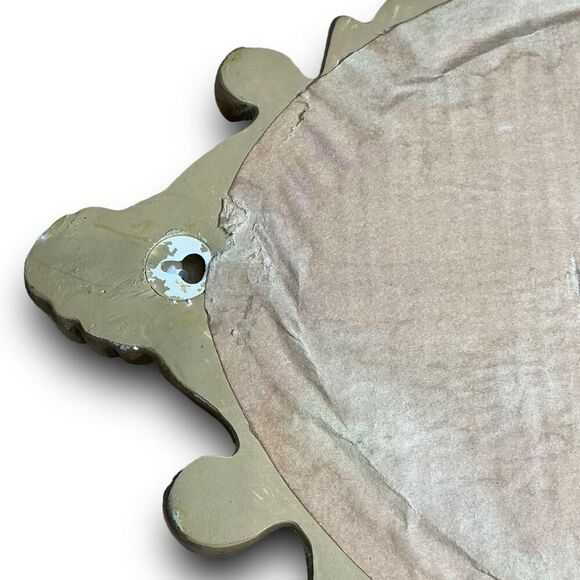 Floral Oval Wall Mirror with Pink Roses - Picture 8 of 14